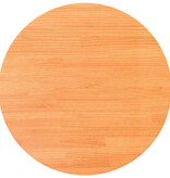 VidaXL Tafelblad rond Ø90x2,5 cm massief grenenhout wasbruin