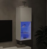 VidaXL Tv-meubel met LED-verlichting 40,5x30x102 cm wit