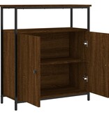 VidaXL Dressoir 70x30x80 cm bewerkt hout bruin eikenkleur
