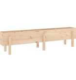 VidaXL Plantenbak verhoogd 160x30x38 cm massief grenenhout