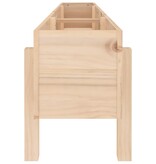 VidaXL Plantenbak verhoogd 160x30x38 cm massief grenenhout