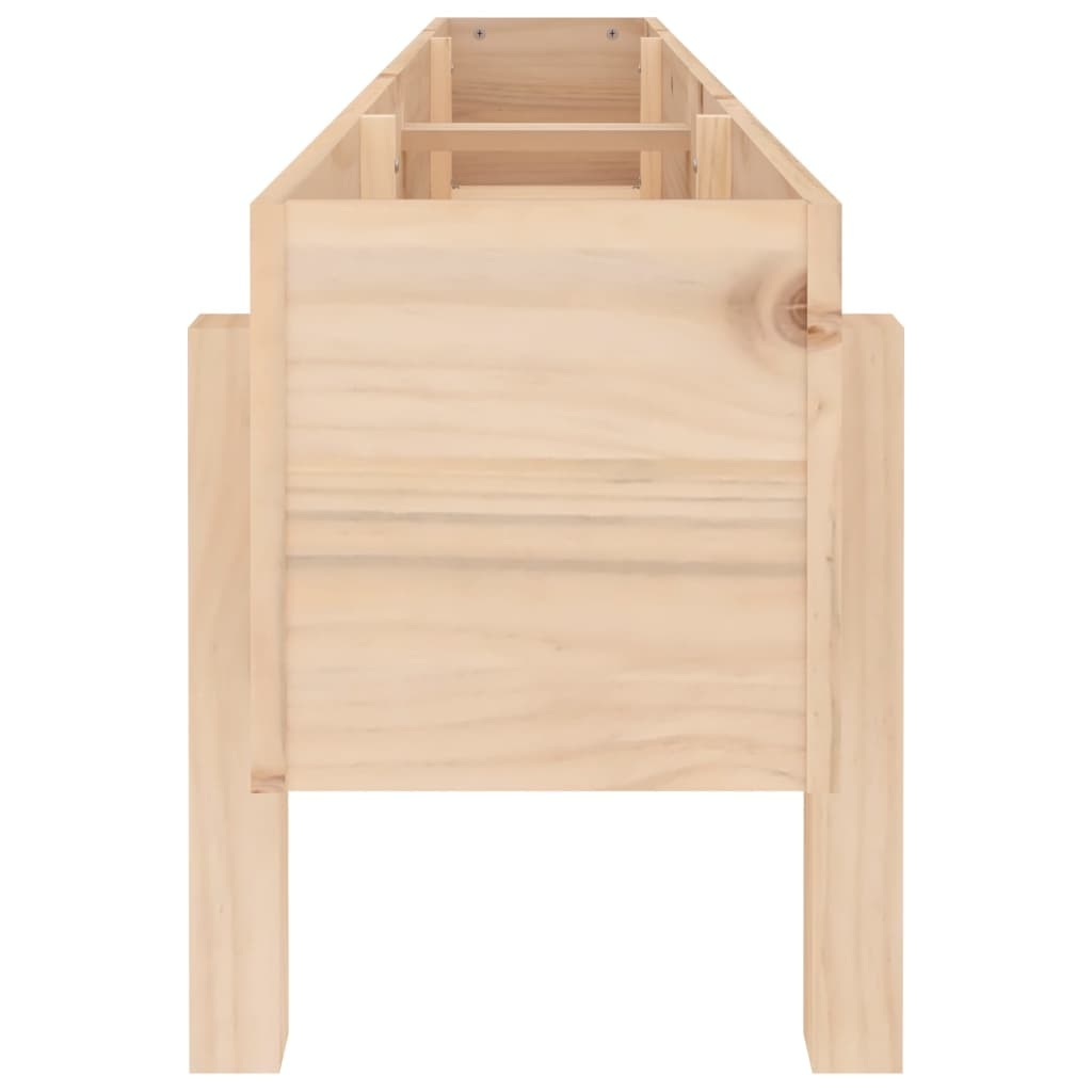 VidaXL Plantenbak verhoogd 160x30x38 cm massief grenenhout