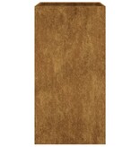 VidaXL Plantenbak 40x40x80 cm cortenstaal