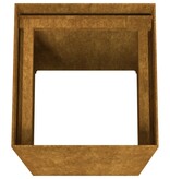 VidaXL Plantenbak 40x40x80 cm cortenstaal