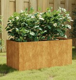 VidaXL Plantenbak 80x40x40 cm cortenstaal