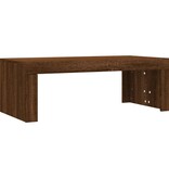 VidaXL Salontafel 102x50x36 cm bewerkt hout bruin eikenkleur