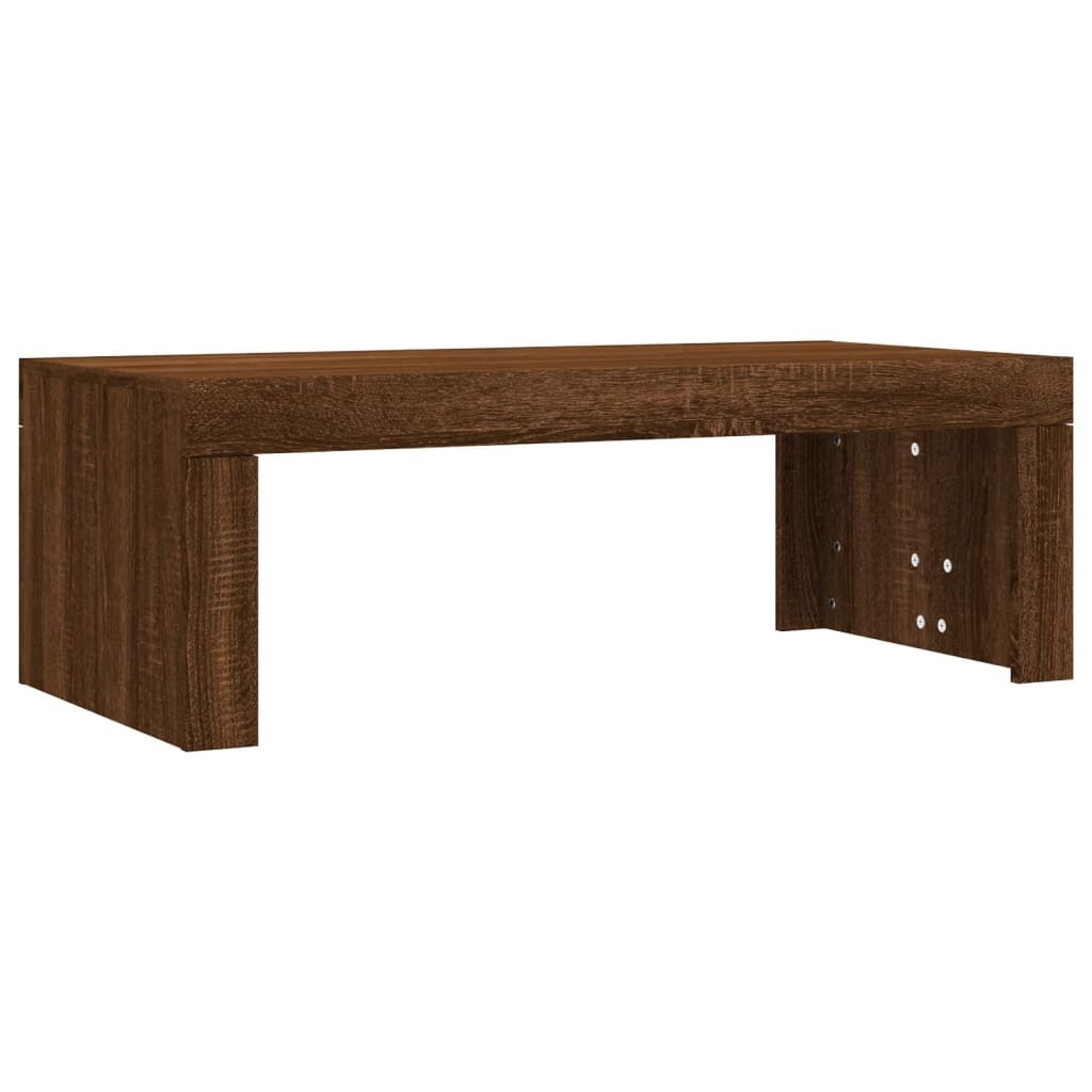VidaXL Salontafel 102x50x36 cm bewerkt hout bruin eikenkleur