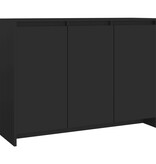 VidaXL Dressoir 102x33x75 cm bewerkt hout zwart
