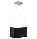 VidaXL Afzuigkap hangend met aanraaksensor LCD 55 cm staal