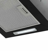 VidaXL Afzuigkap hangend met aanraaksensor LCD 55 cm staal