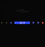 VidaXL Wandafzuigkap 756 m³/u 90 cm roestvrij staal zwart