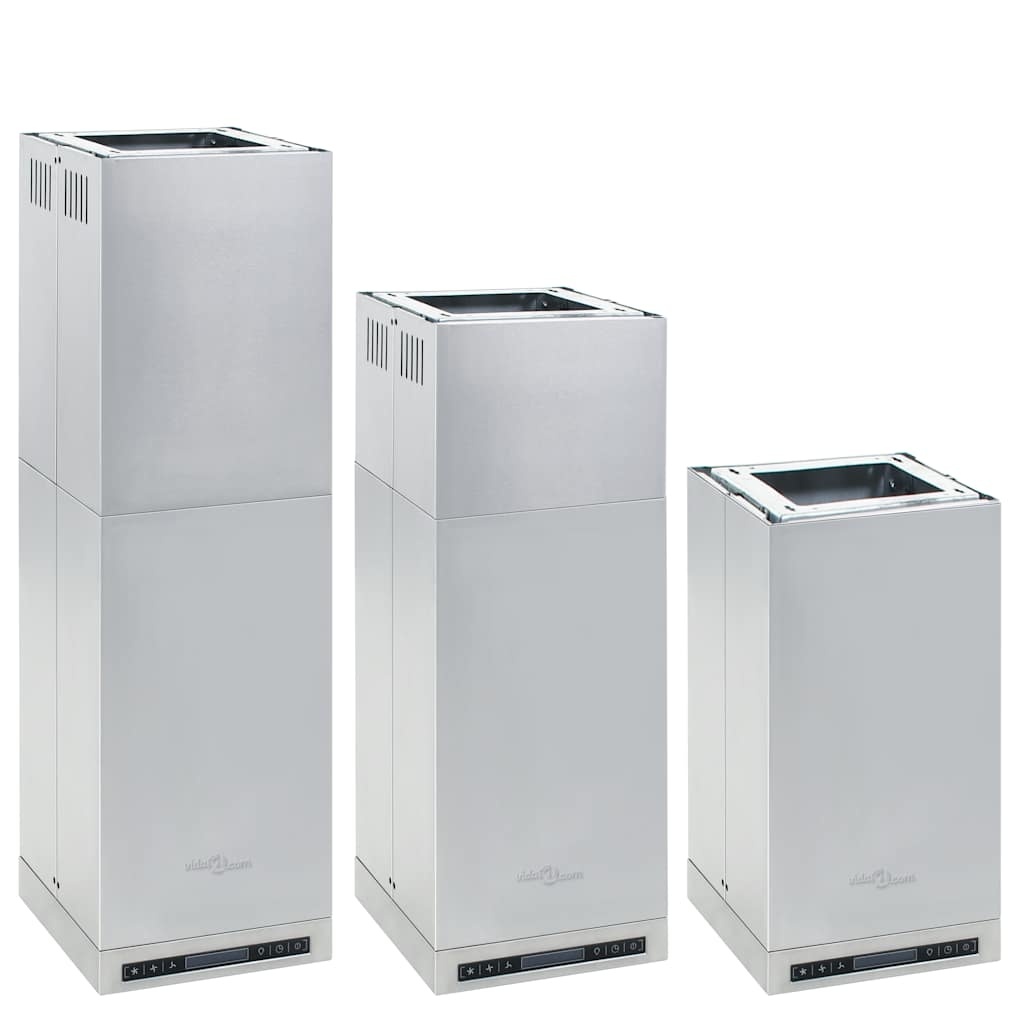 VidaXL Eilandafzuigkap LCD-scherm sensor 756 m³/u LED