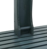 VidaXL Buitendouche hout antraciet