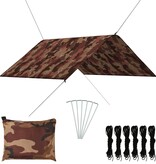 VidaXL Afdekzeil 3x2,85 m camouflage