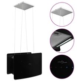 VidaXL Afzuigkap hangend met aanraaksensor LCD gehard glas