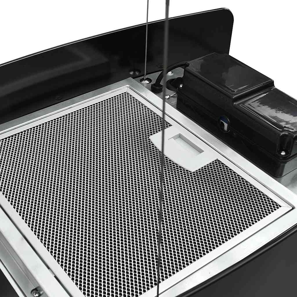 VidaXL Afzuigkap hangend met aanraaksensor LCD gehard glas