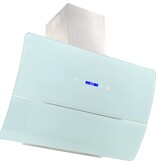 VidaXL Wandafzuigkap 756 m³/u 90 cm roestvrij staal wit