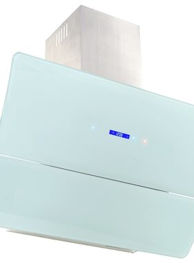 VidaXL Wandafzuigkap 756 m³/u 90 cm roestvrij staal wit