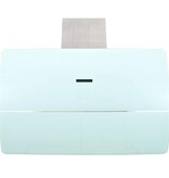 VidaXL Wandafzuigkap 756 m³/u 90 cm roestvrij staal wit