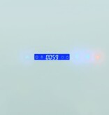 VidaXL Wandafzuigkap 756 m³/u 90 cm roestvrij staal wit