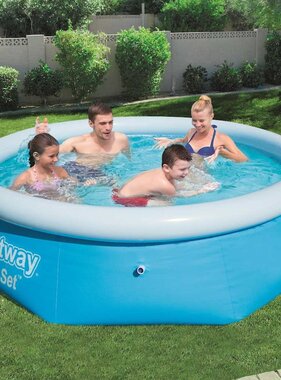 VidaXL Zwembad opblaasbaar Fast Set rond 244x66 cm 57265