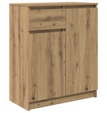 VidaXL Dressoir lade 71x35x84 cm spaanplaat artisanaal eikenkleurig