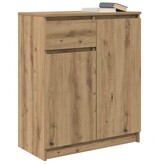 VidaXL Dressoir lade 71x35x84 cm spaanplaat artisanaal eikenkleurig