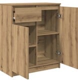 VidaXL Dressoir lade 71x35x84 cm spaanplaat artisanaal eikenkleurig