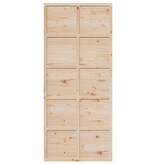 VidaXL Schuifdeur 90x208 cm massief grenenhout