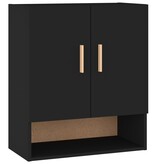 VidaXL Wandkast 60x31x70 cm bewerkt hout zwart
