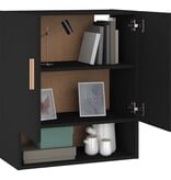 VidaXL Wandkast 60x31x70 cm bewerkt hout zwart