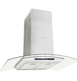 VidaXL Eilandafzuigkap LCD-scherm sensor 756 m³/u LED 90 cm
