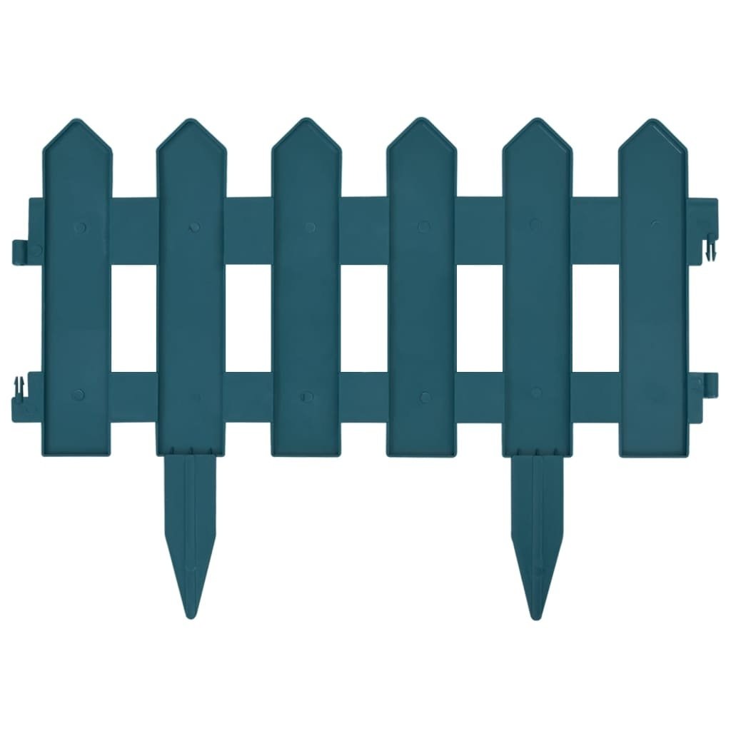 VidaXL Gazonranden 25 st 10 m PP groen