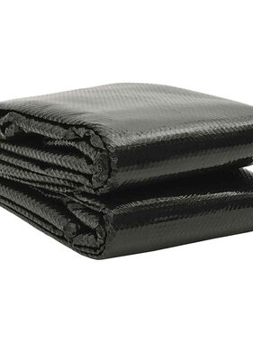 VidaXL Zwembadhoes 600x300 cm PE zwart