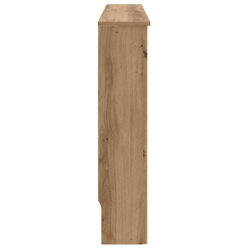 VidaXL Radiatorafdekking Artisan Eiken 112 x 19 x 81,5 cm Bewerkt hout