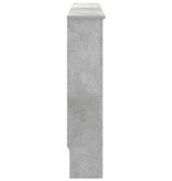 VidaXL Radiatorafdekking Beton Grijs 112 x 19 x 81,5 cm Bewerkt hout