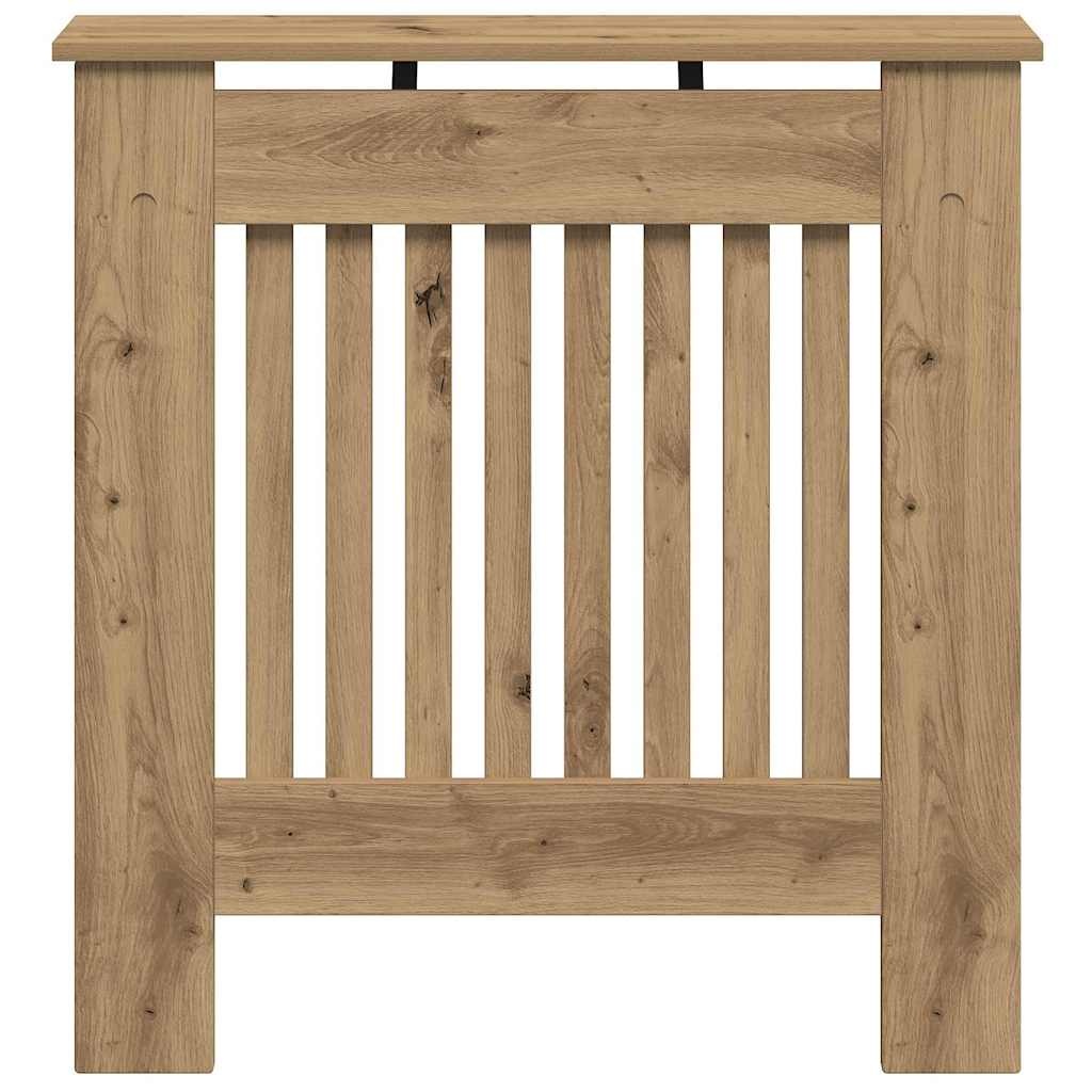 VidaXL Radiatorafdekking Artisan Eiken 78 x 19 x 81,5 cm Bewerkt hout