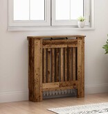 VidaXL Radiatorafdekking Oud Hout 78 x 19 x 81,5 cm Bewerkt hout