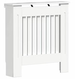 VidaXL Radiatorafdekking Hoogglans wit 78 x 19 x 81,5 cm Bewerkt hout