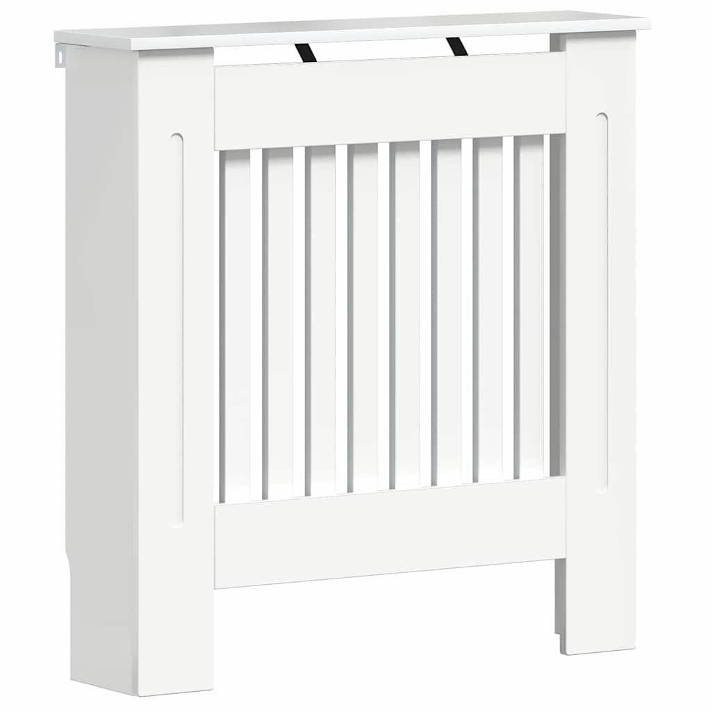 VidaXL Radiatorafdekking Hoogglans wit 78 x 19 x 81,5 cm Bewerkt hout