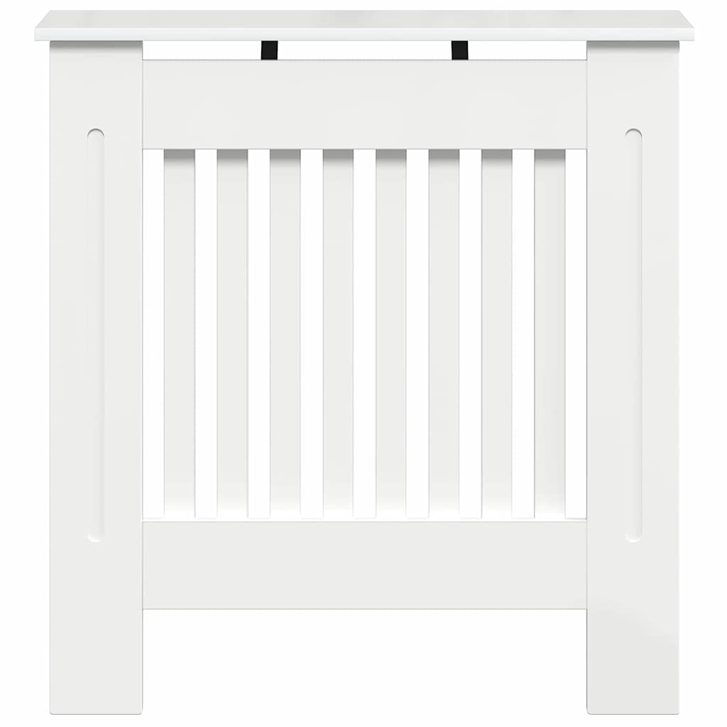 VidaXL Radiatorafdekking Hoogglans wit 78 x 19 x 81,5 cm Bewerkt hout