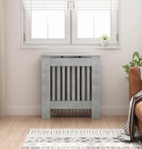 VidaXL Radiatorafdekking Beton Grijs 78 x 19 x 81,5 cm Bewerkt hout