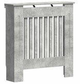 VidaXL Radiatorafdekking Beton Grijs 78 x 19 x 81,5 cm Bewerkt hout