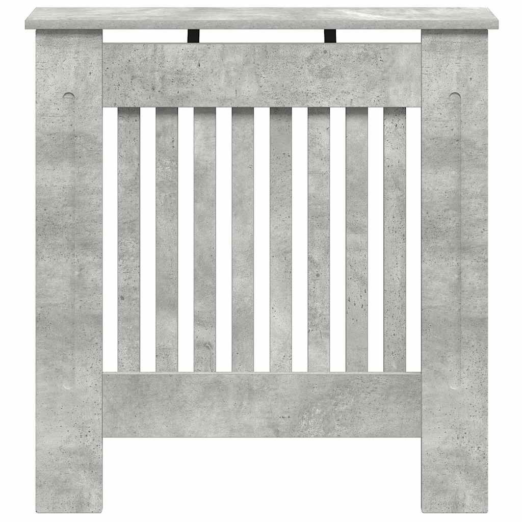 VidaXL Radiatorafdekking Beton Grijs 78 x 19 x 81,5 cm Bewerkt hout