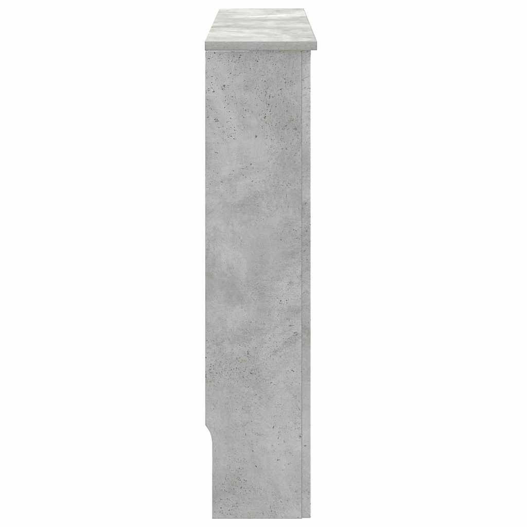 VidaXL Radiatorafdekking Beton Grijs 78 x 19 x 81,5 cm Bewerkt hout