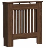 VidaXL Radiatorafdekking Bruin Eiken 78 x 19 x 81,5 cm Bewerkt hout