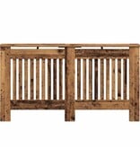 VidaXL Radiatorafdekking Oud Hout 152 x 19 x 81,5 cm Bewerkt hout