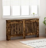 VidaXL Radiatorafdekking Gerookt eiken 152 x 19 x 81,5 cm Bewerkt hout