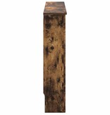VidaXL Radiatorafdekking Gerookt eiken 152 x 19 x 81,5 cm Bewerkt hout