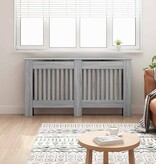 VidaXL Radiatorafdekking Grijs Sonoma 152 x 19 x 81,5 cm Bewerkt hout